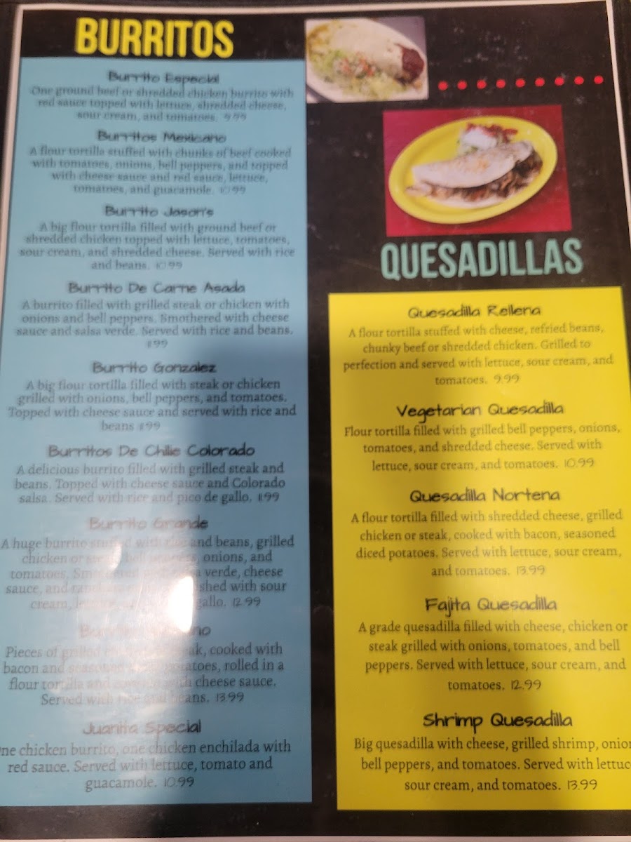 Menu Jason's Mexican Restaurant-7