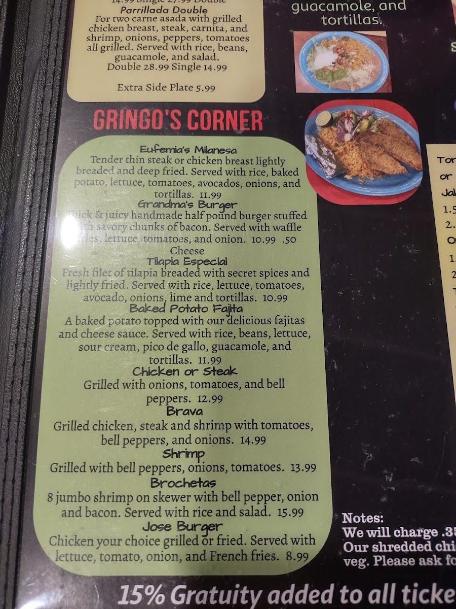 Menu Jason's Mexican Restaurant-8
