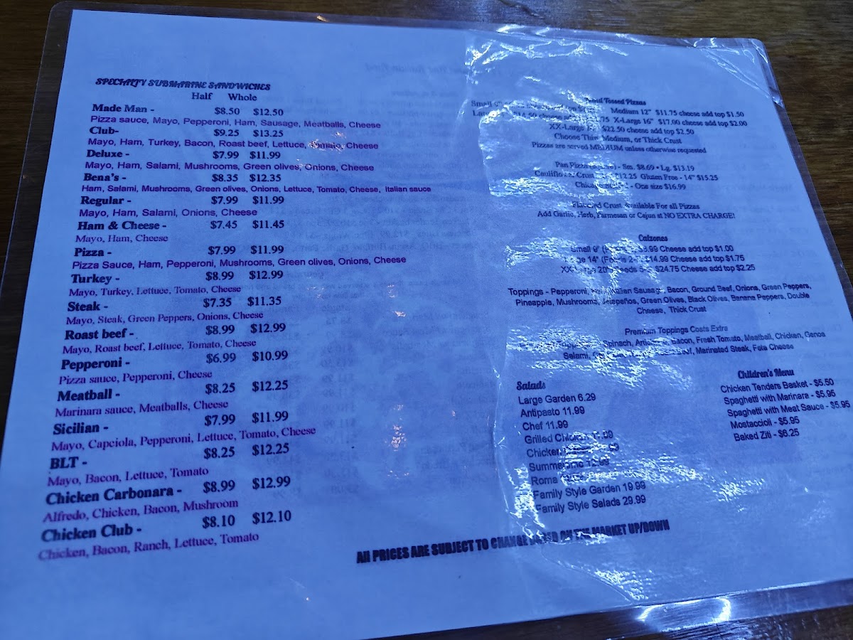 Menu Jaspare's Pizza & Italian Food-2