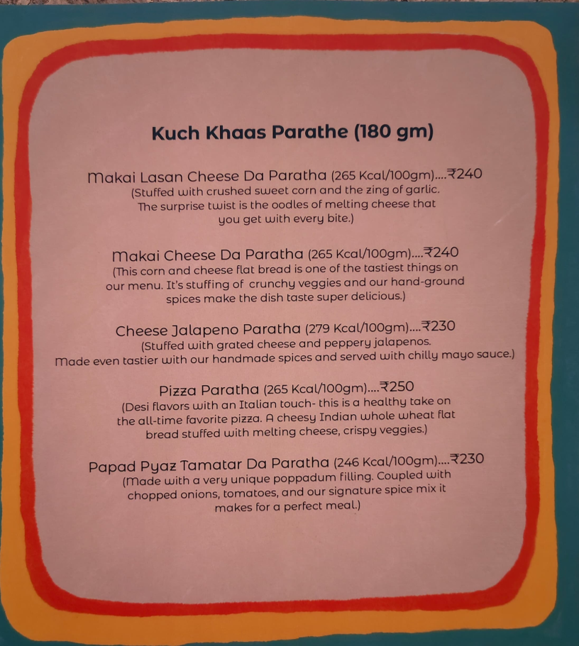 Menu Jassi De Parathe-1