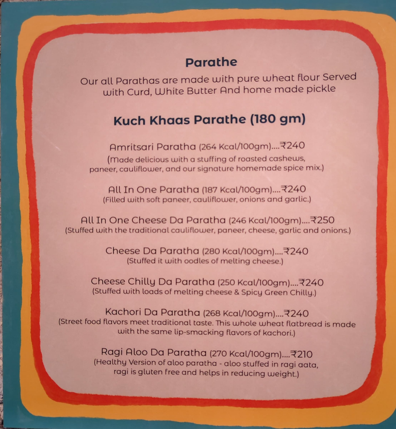 Menu Jassi De Parathe-2