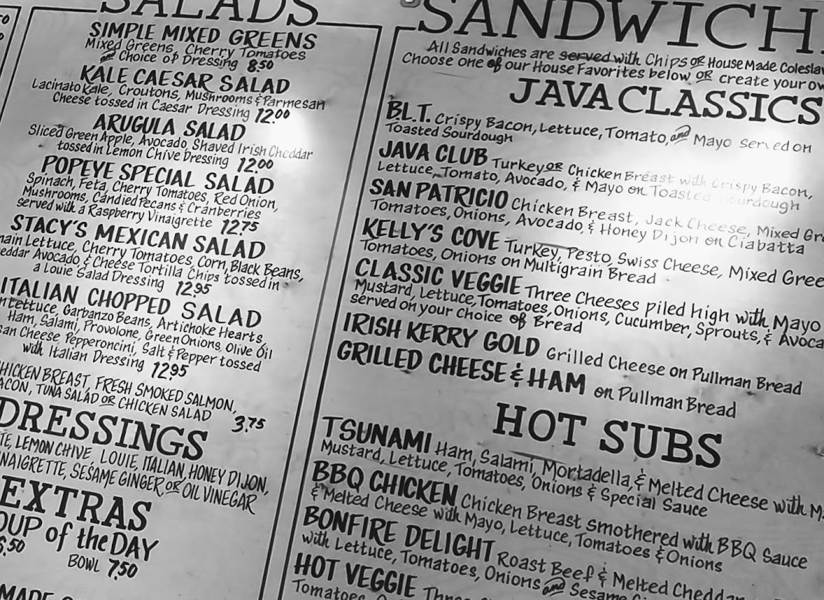 Menu Java Beach At The Zoo-8