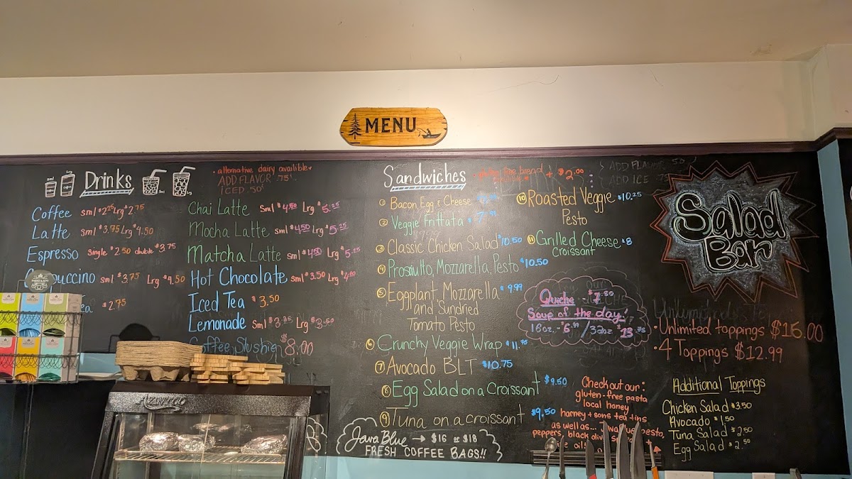 Menu Java Blue Coffee And Market-1