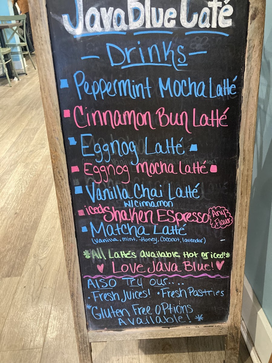 Menu Java Blue Coffee And Market-2