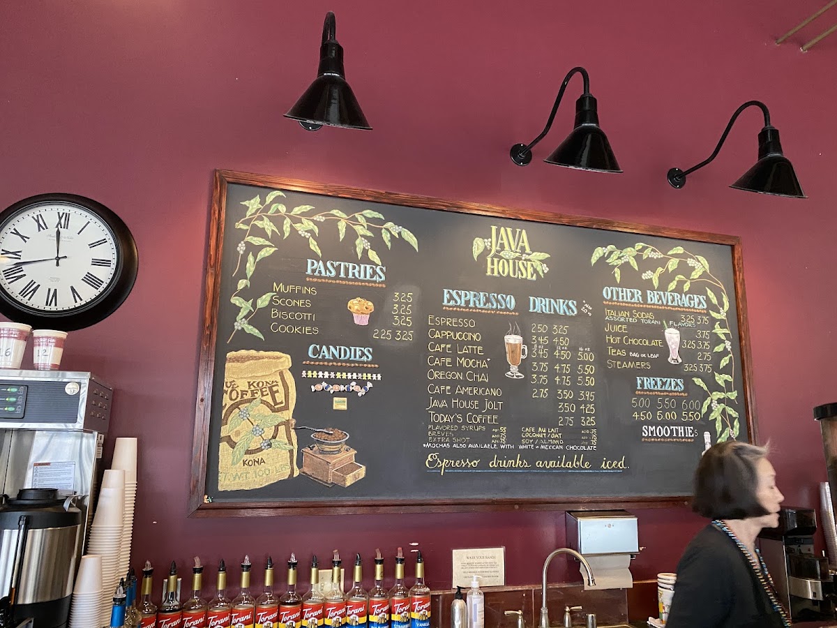 Menu Java House Inc-5