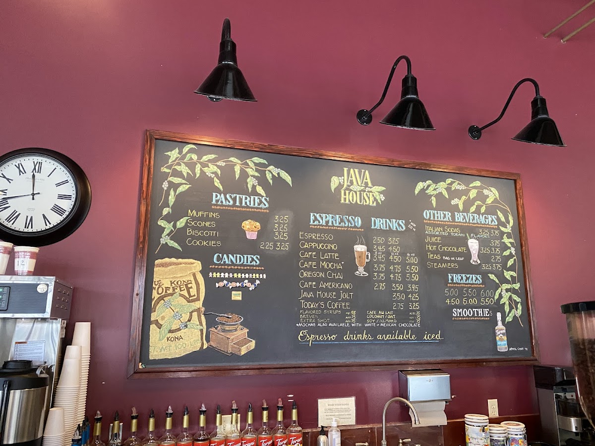 Menu Java House Inc-9