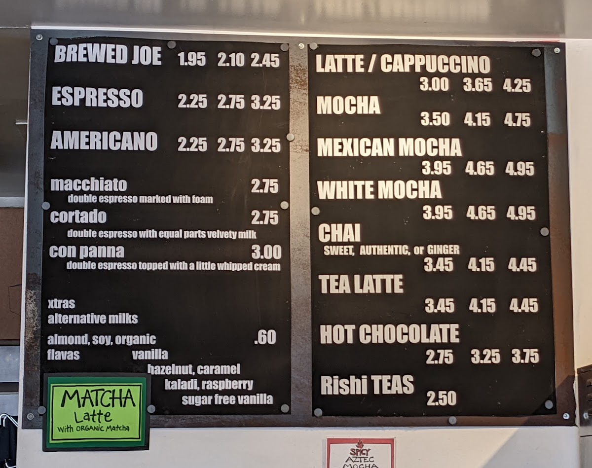 Menu Java Joe's-2