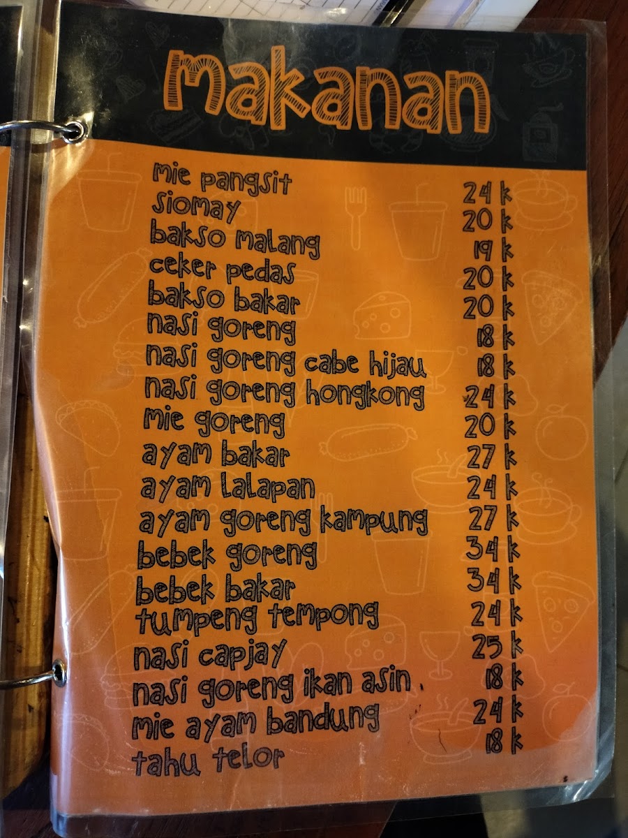 Menu Java Sunrise Cafe-7