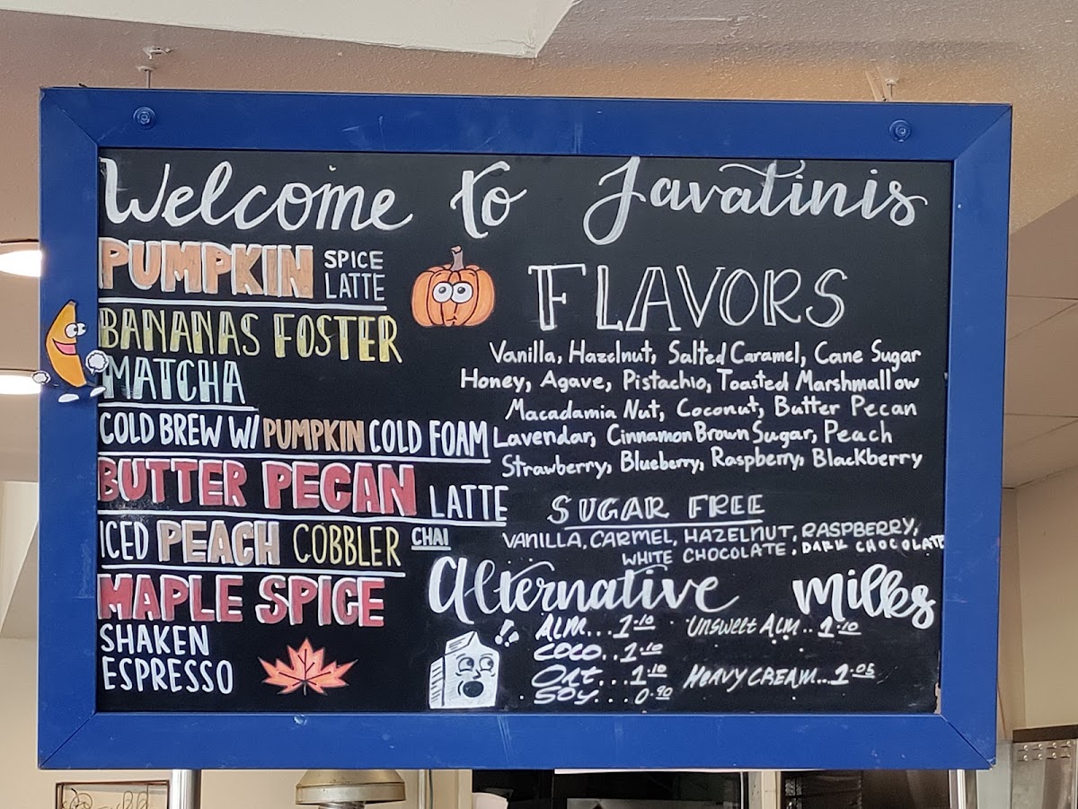 Menu Javatinis Espresso-1