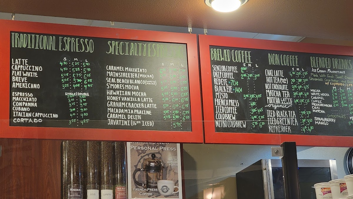 Menu Javatinis Espresso-6