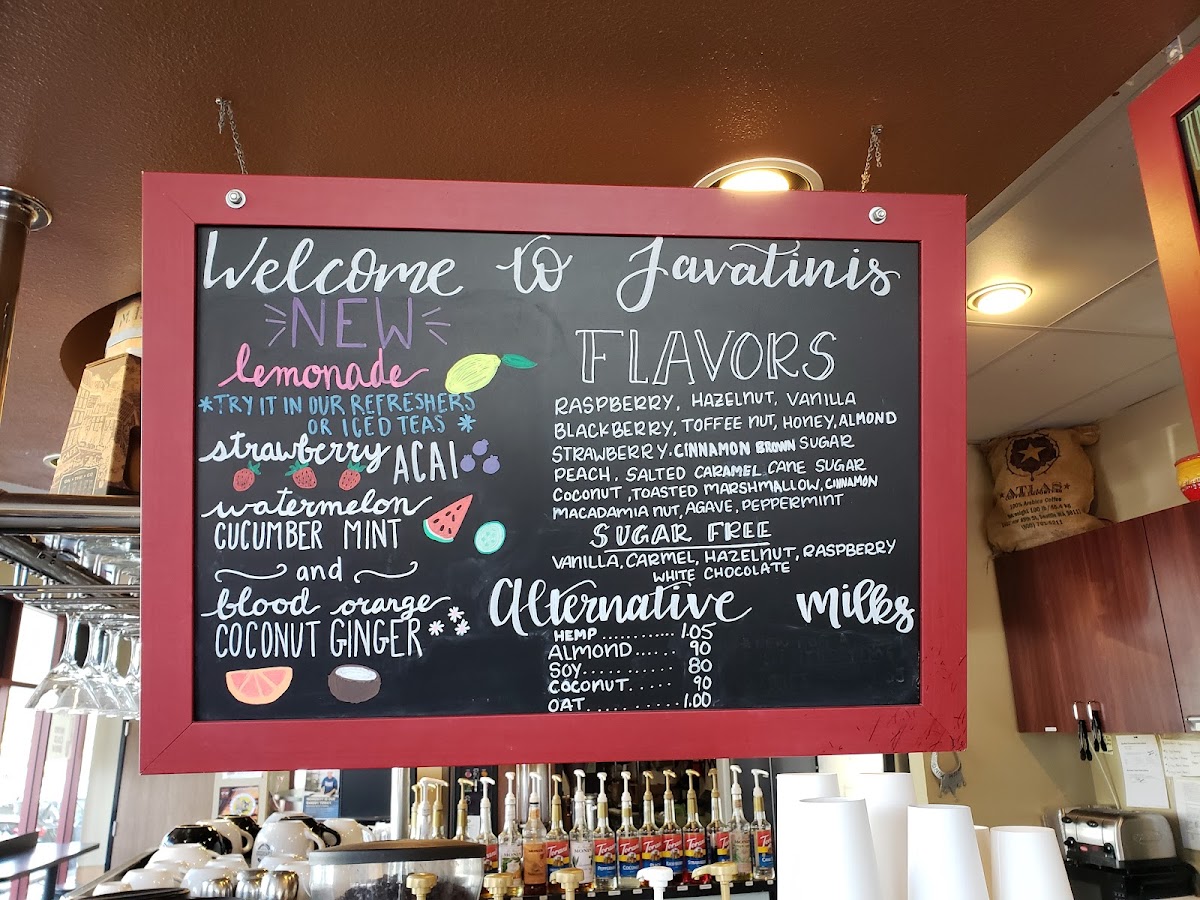 Menu Javatinis Espresso-8