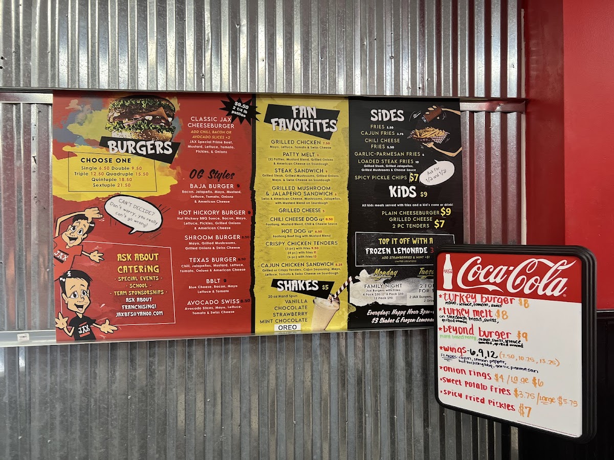 Menu Jax Burgers Fries & Shakes-3