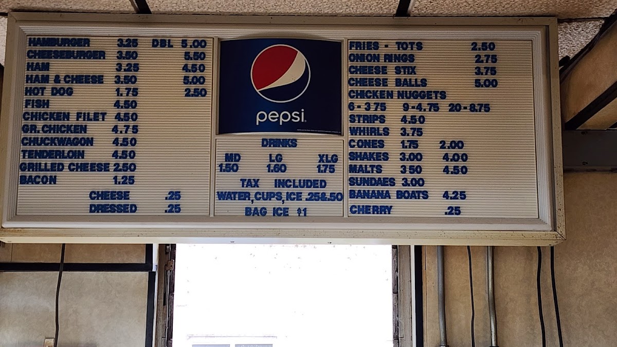 Menu Jay's Drive-In-1