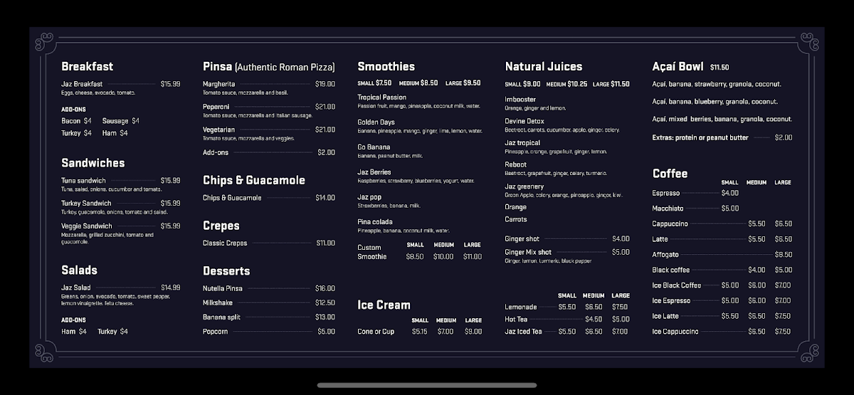Menu Jaz Cafe&kitchen-1