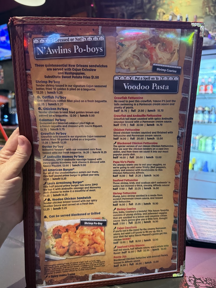 Menu Jazz A Louisiana Kitchen-3