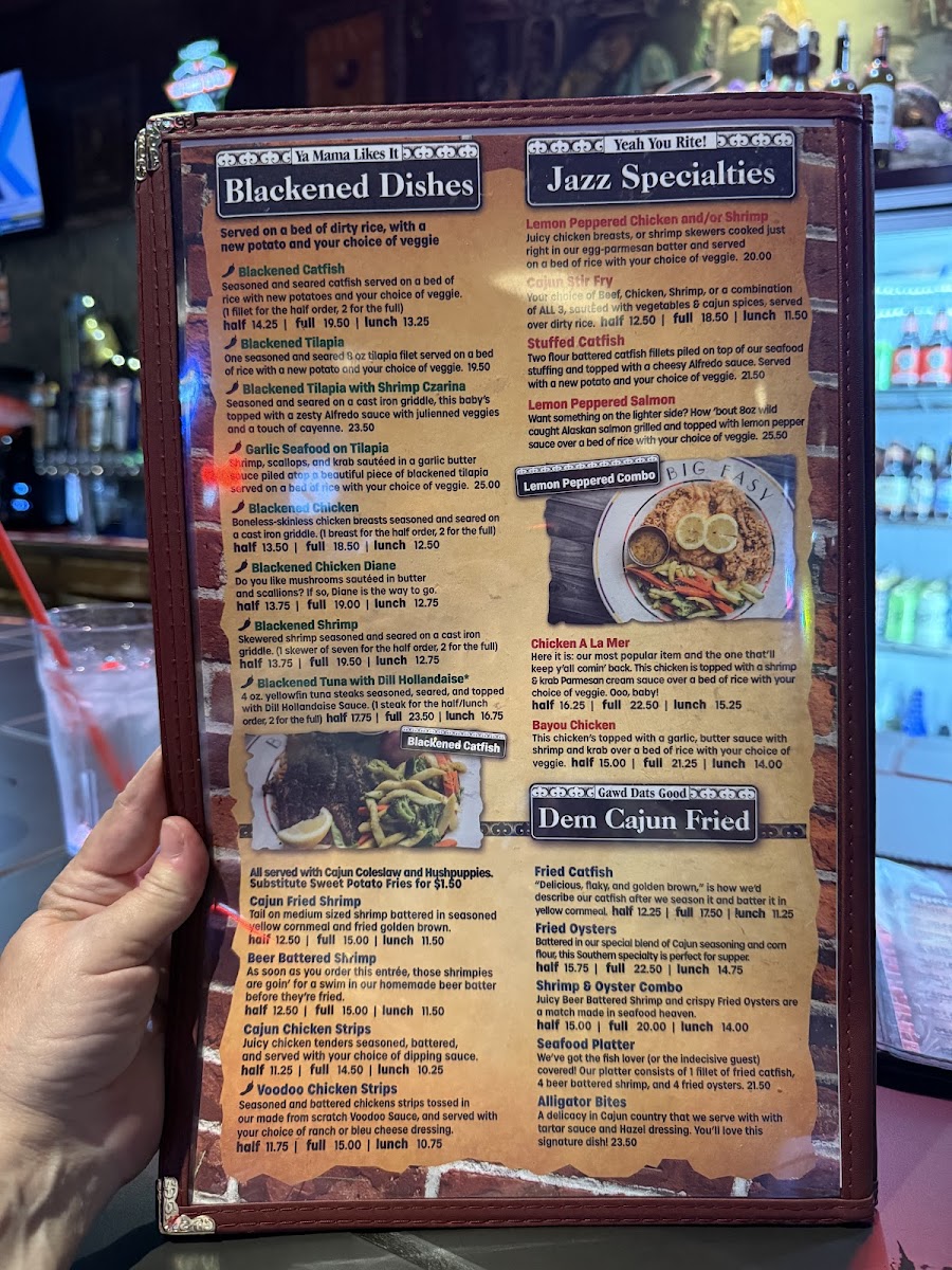 Menu Jazz A Louisiana Kitchen-4