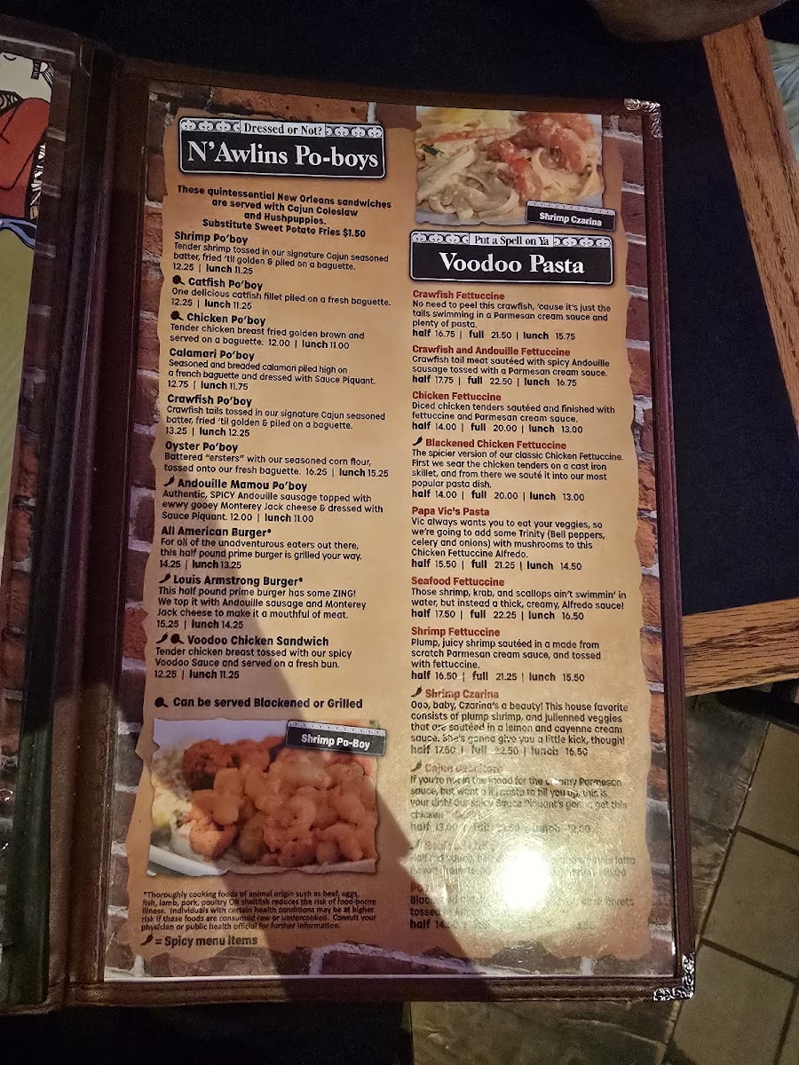 Menu Jazz A Louisiana Kitchen-5