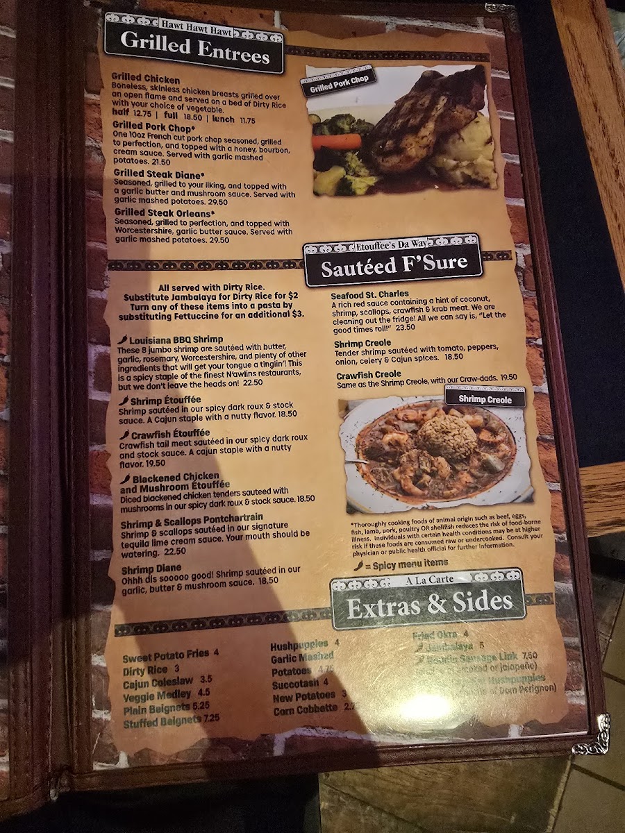 Menu Jazz A Louisiana Kitchen-8