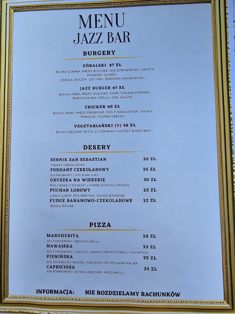 Menu Jazz Bar - Restauracja-5