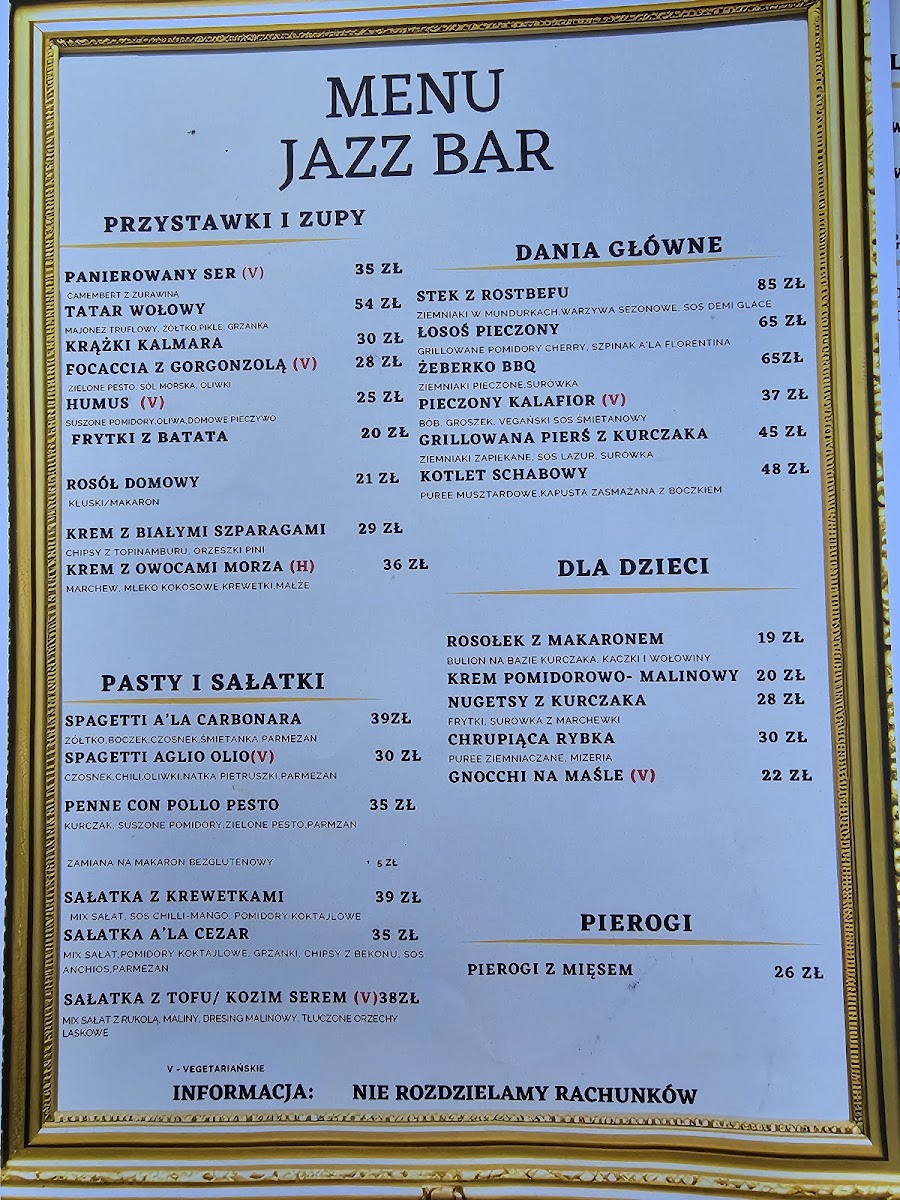 Menu Jazz Bar - Restauracja-7
