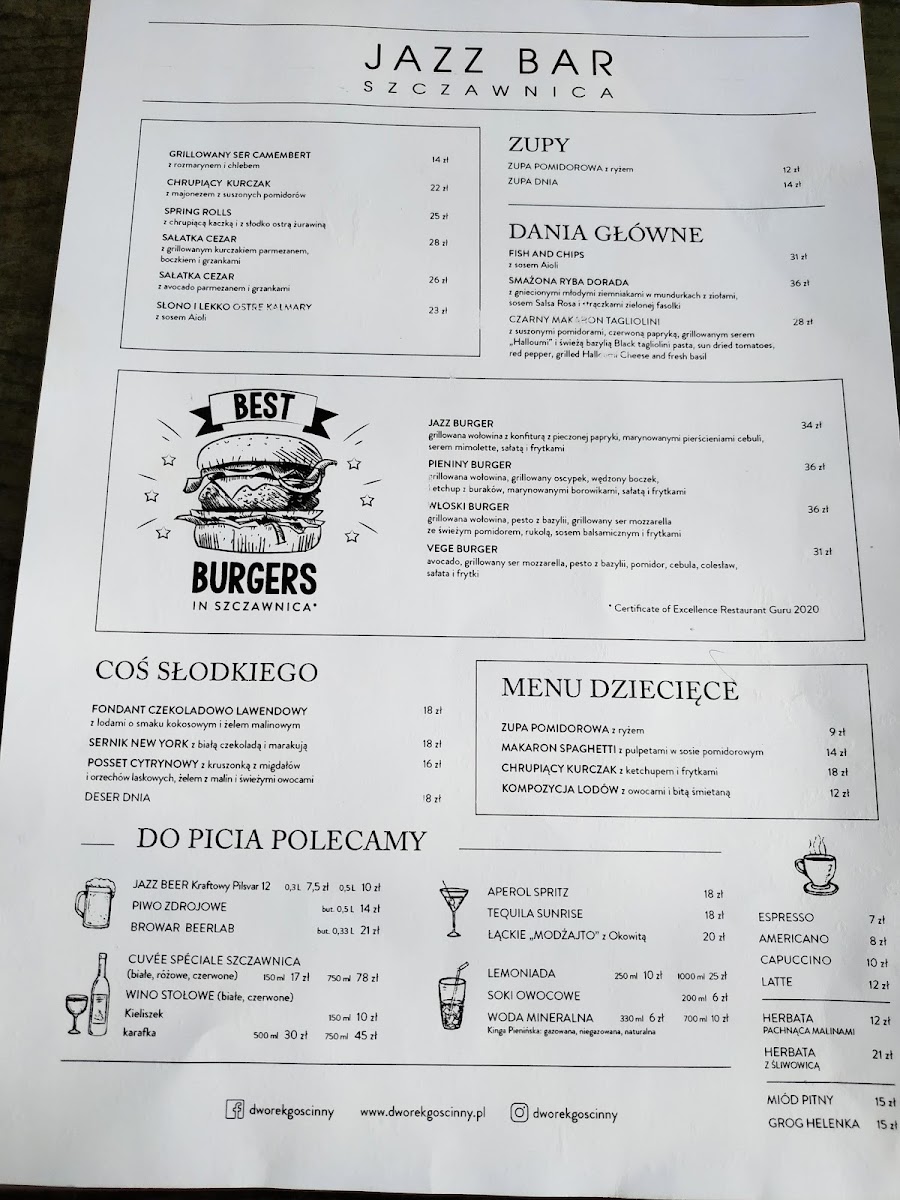 Menu Jazz Bar - Restauracja-8