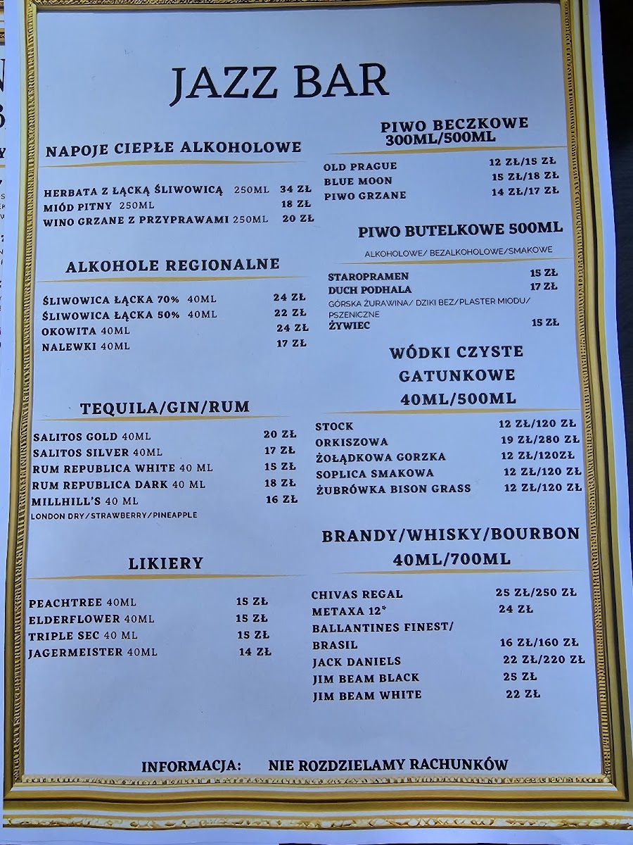 Menu Jazz Bar - Restauracja-9
