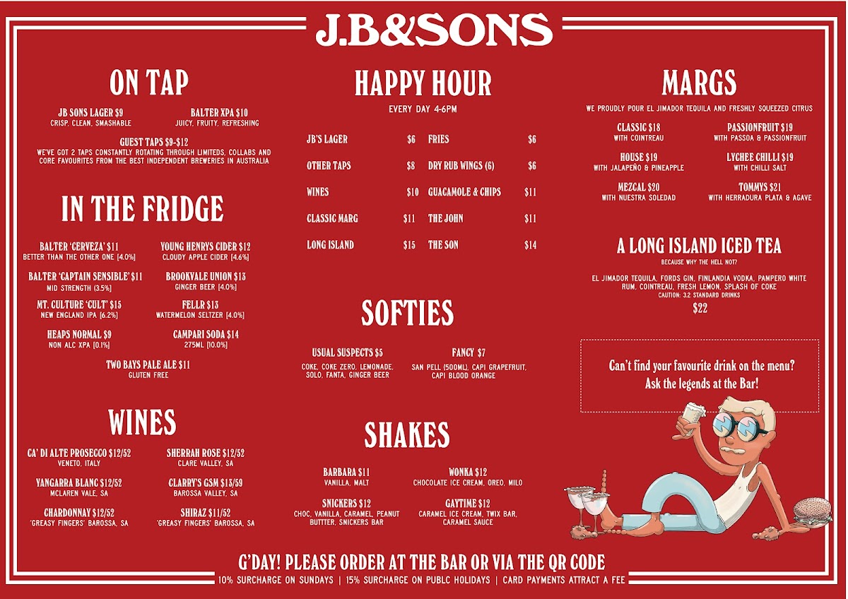 Menu Jb & Sons Narrabeen-1