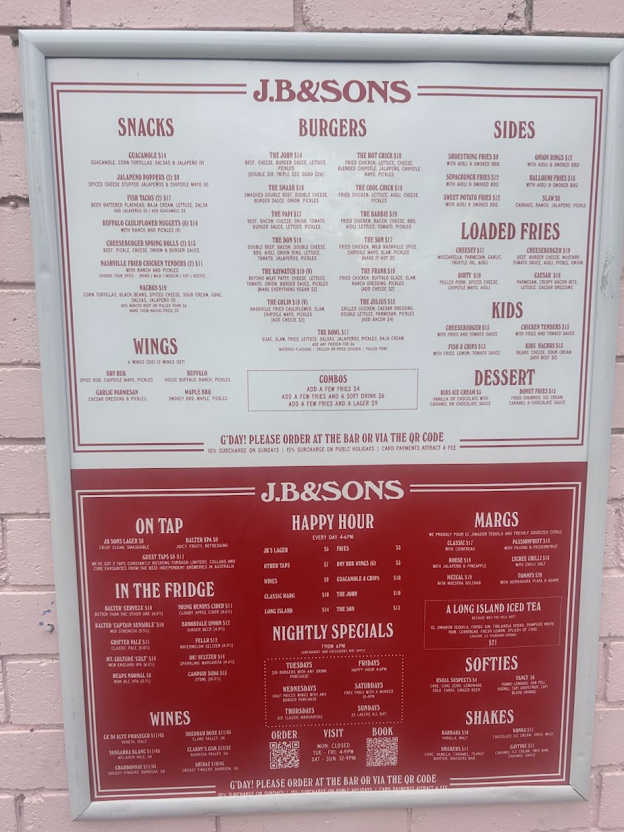 Menu Jb & Sons Narrabeen-3