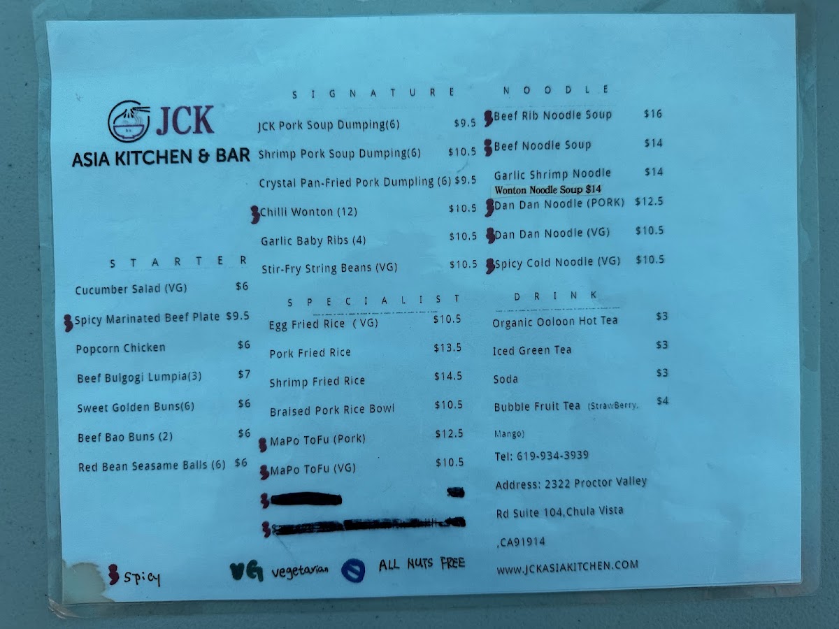 Menu Jck Asia Kitchen & Bar-9