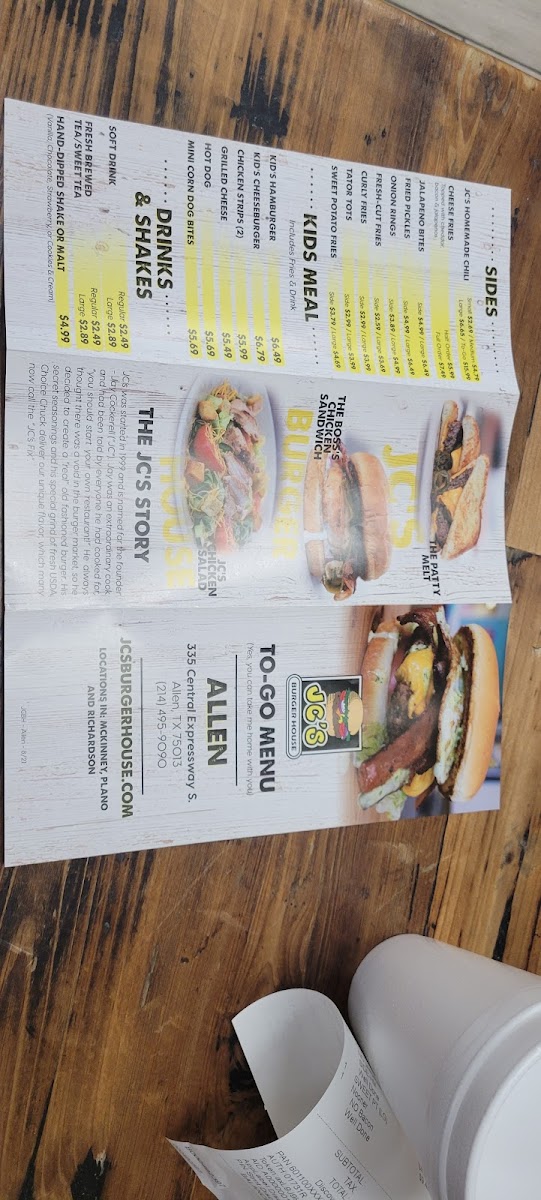 Menu Jc's Burger House-5
