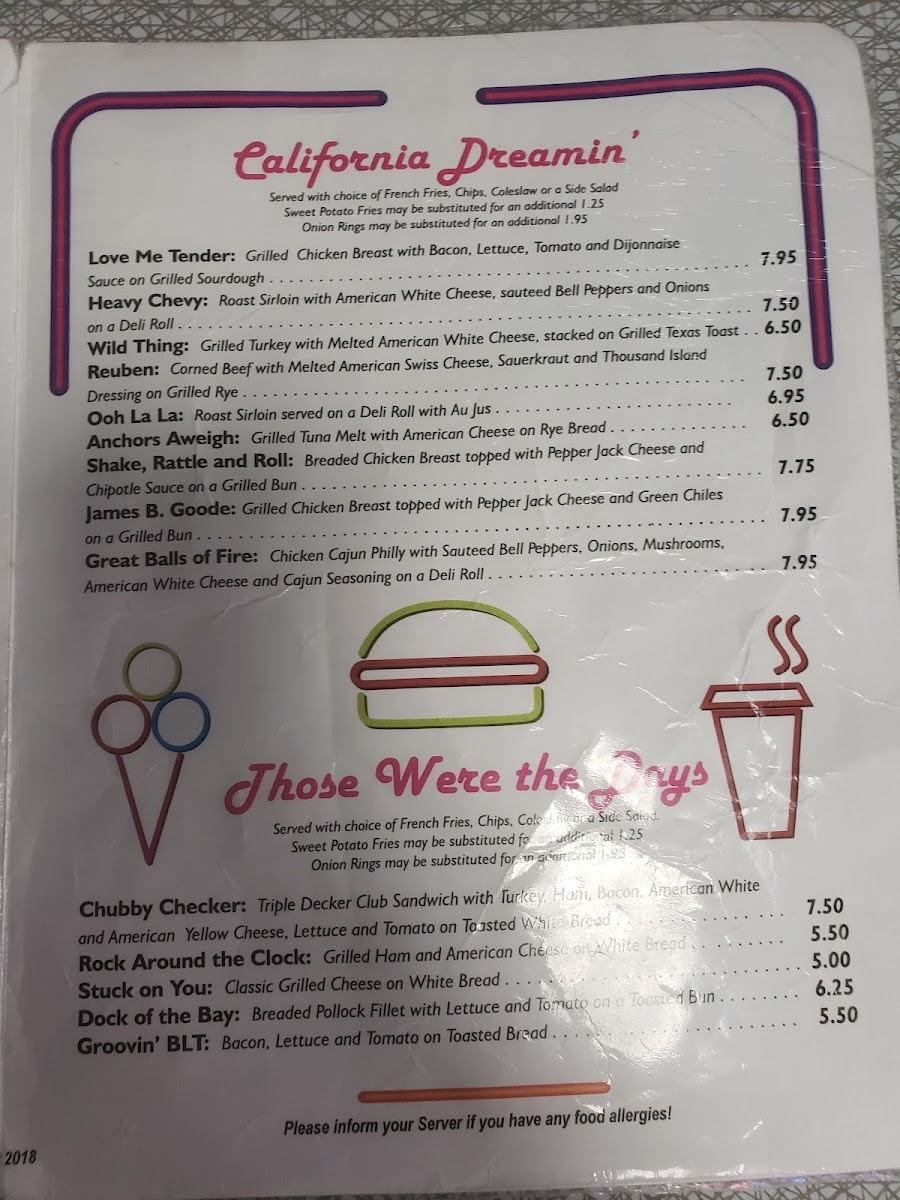 Menu Jeannie's Diner-4