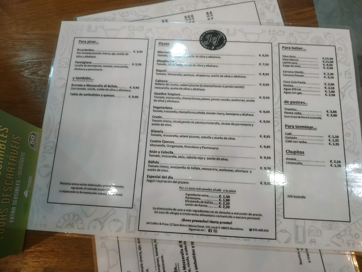 Menu Jef Coffee I Pizza-7