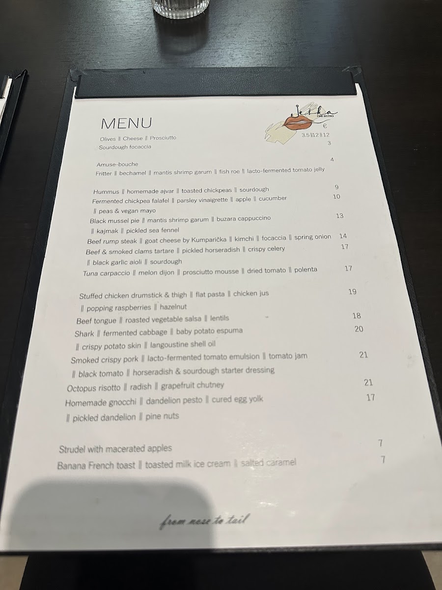 Menu Ješka Fine Bistro | Restaurant Makarska-3