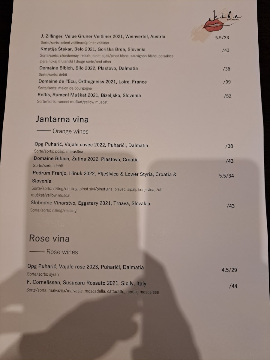 Menu Ješka Fine Bistro | Restaurant Makarska-6