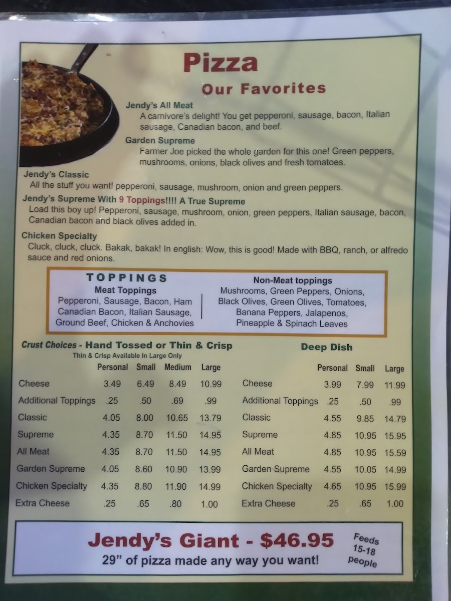 Menu Jendy's Pizzeria-7