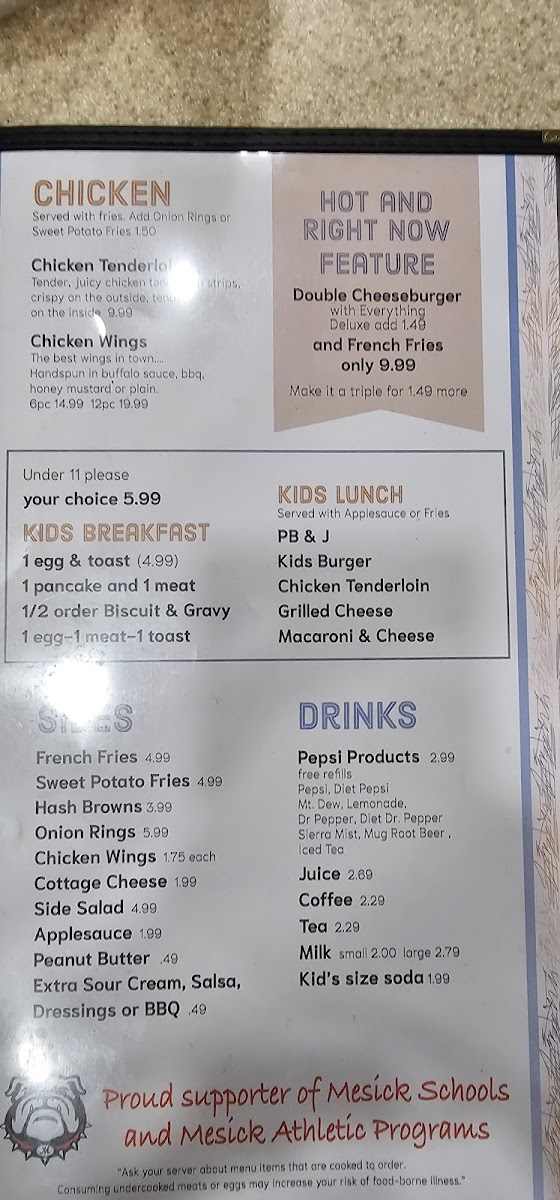 Menu Jennifer's Roundabout Restaurant-3