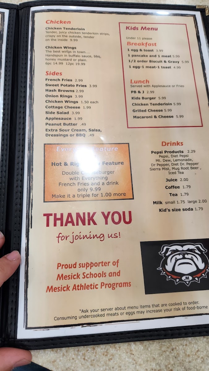 Menu Jennifer's Roundabout Restaurant-4