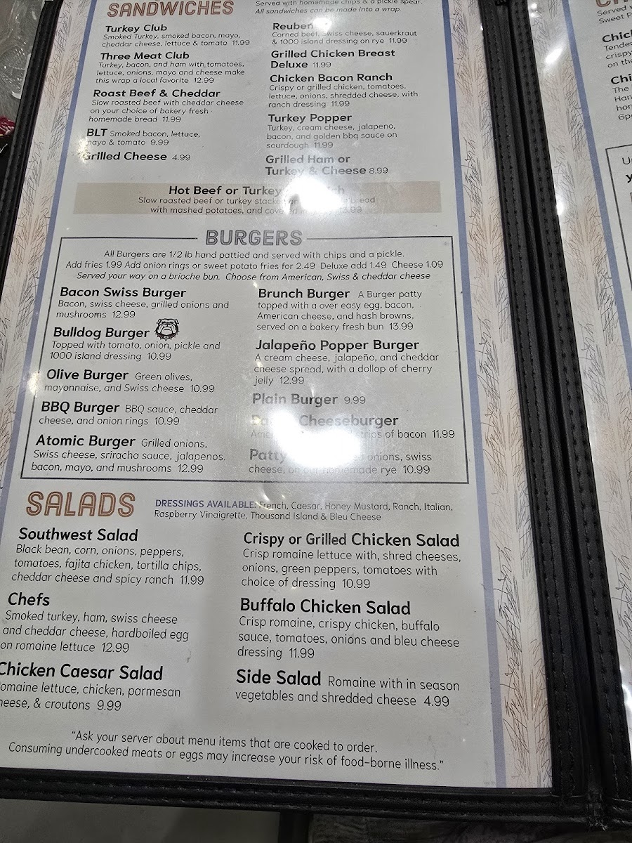 Menu Jennifer's Roundabout Restaurant-7