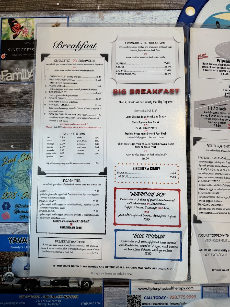 Menu Jen's 7Th Ave. Cafe-10