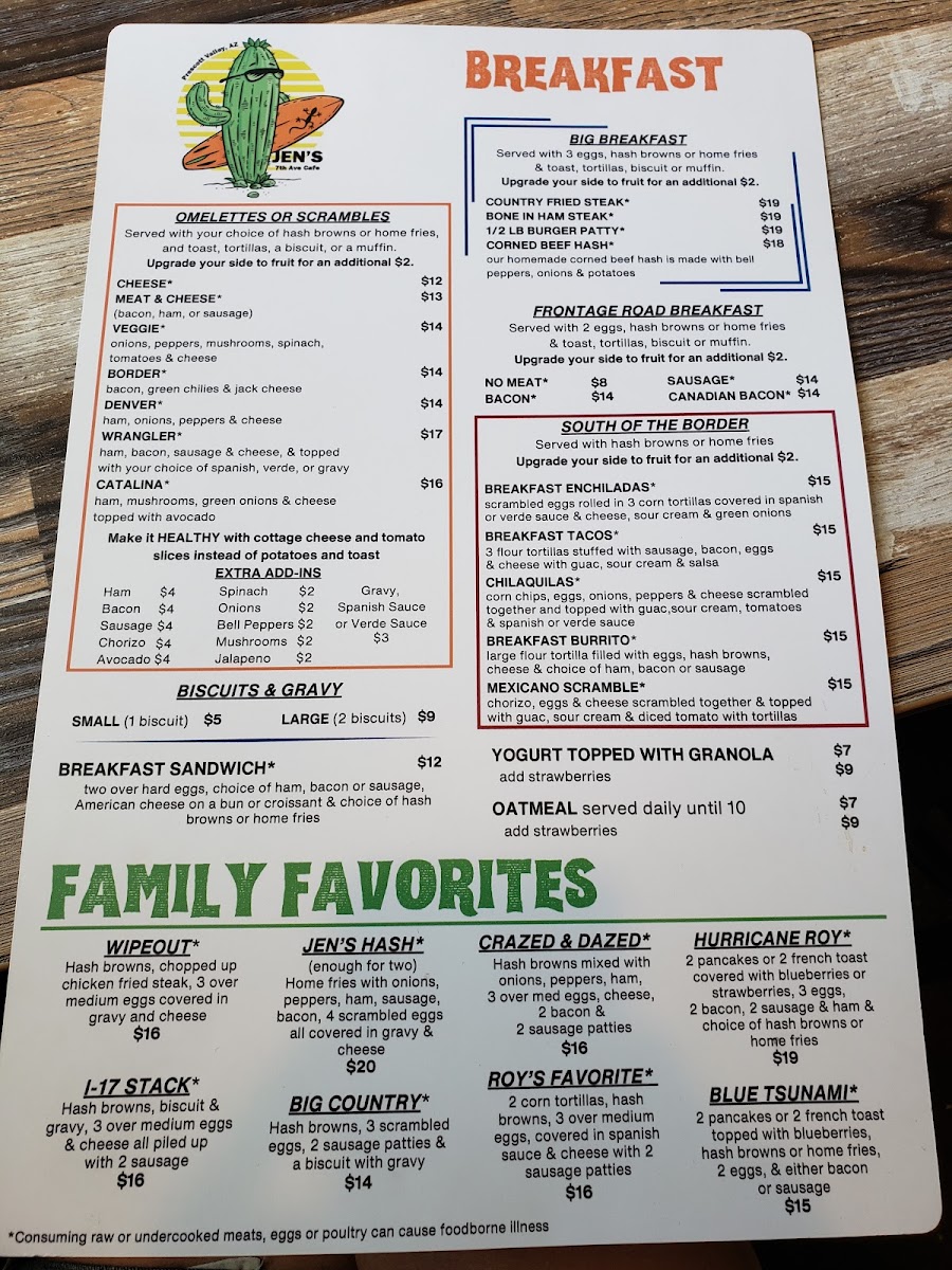 Menu Jen's 7Th Ave. Cafe-3