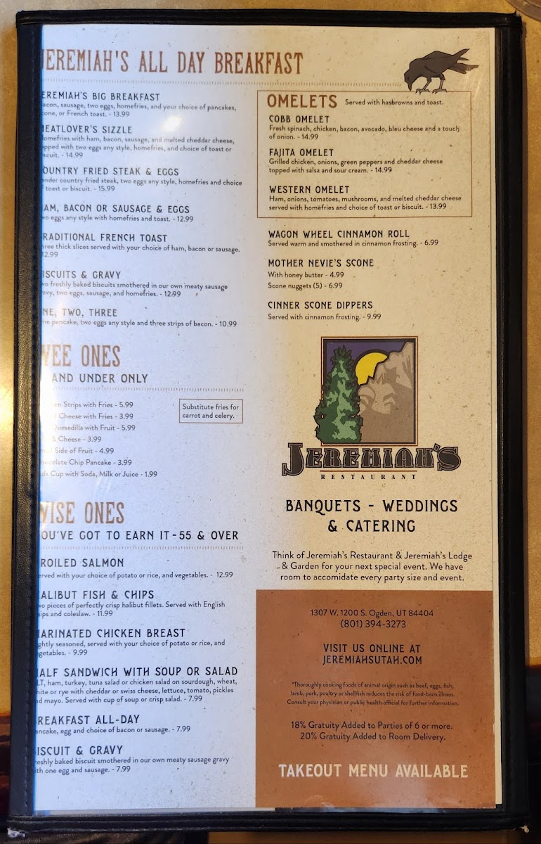 Menu Jeremiah's Restaurant-10