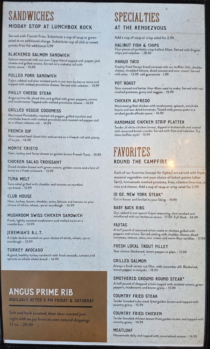 Menu Jeremiah's Restaurant-3