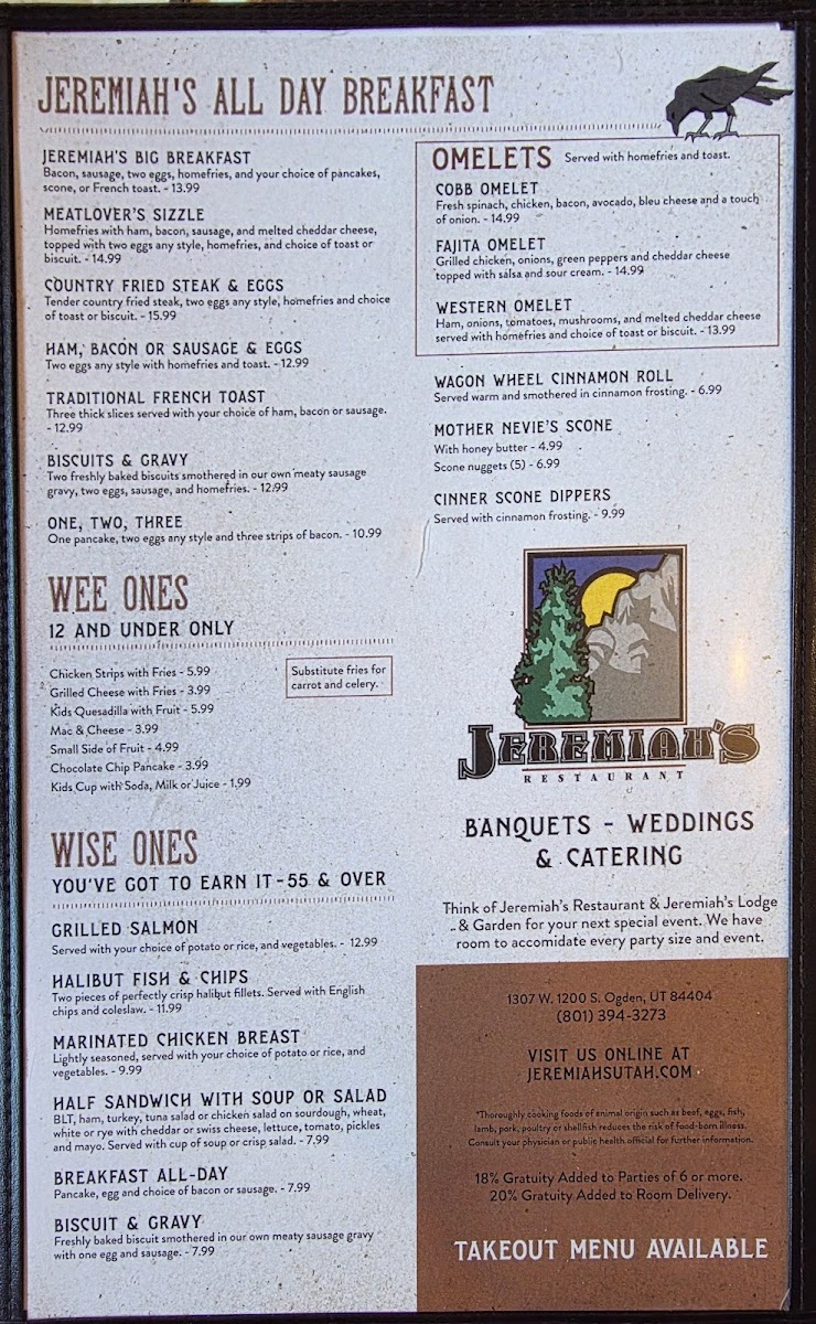 Menu Jeremiah's Restaurant-4