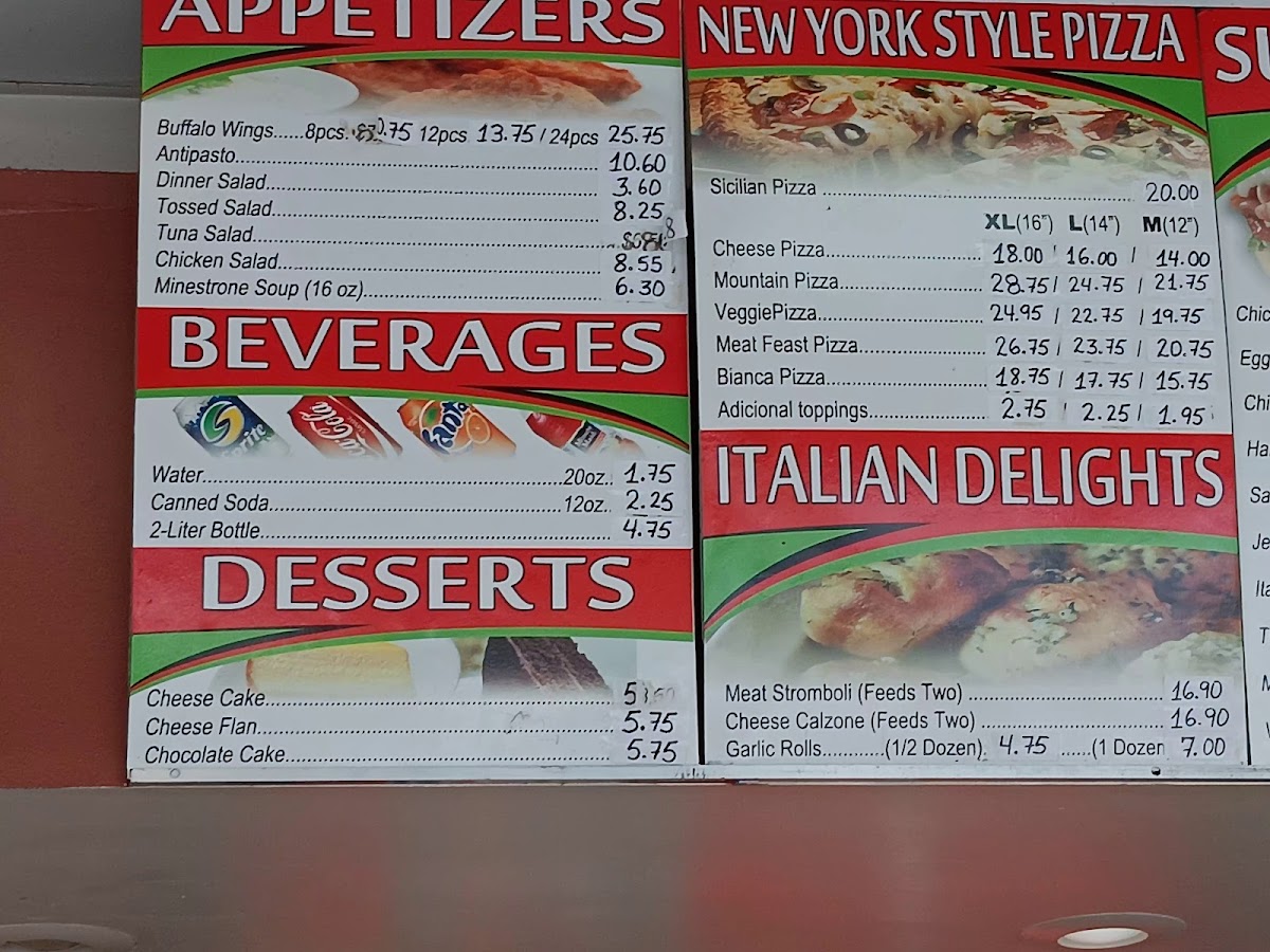 Menu Jerry & Joe's Pizza-1