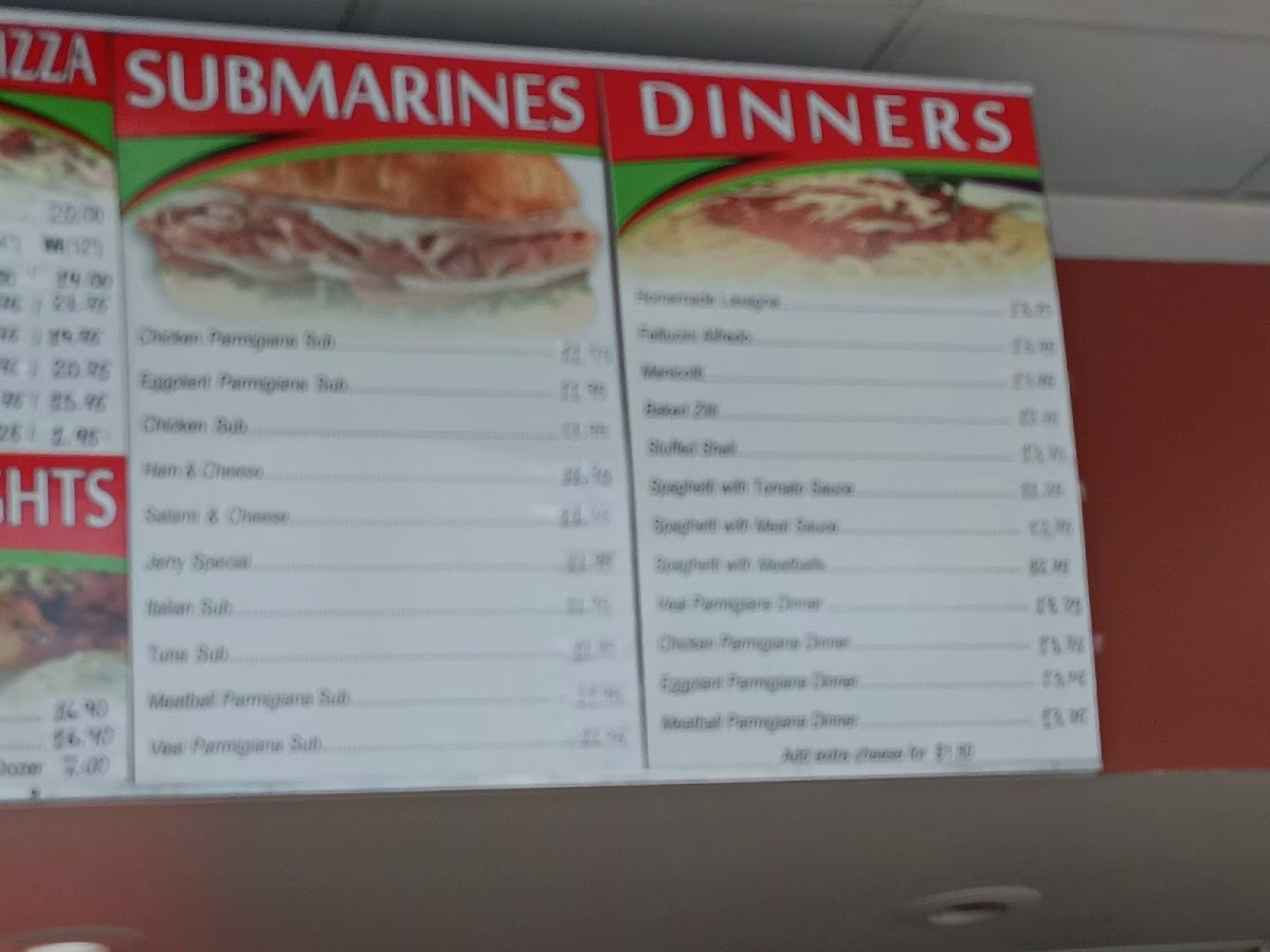 Menu Jerry & Joe's Pizza-5