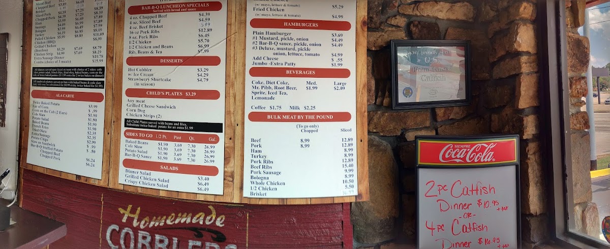 Menu Jerry Neel's Bar-B-Q, Catfish, & Catering-5
