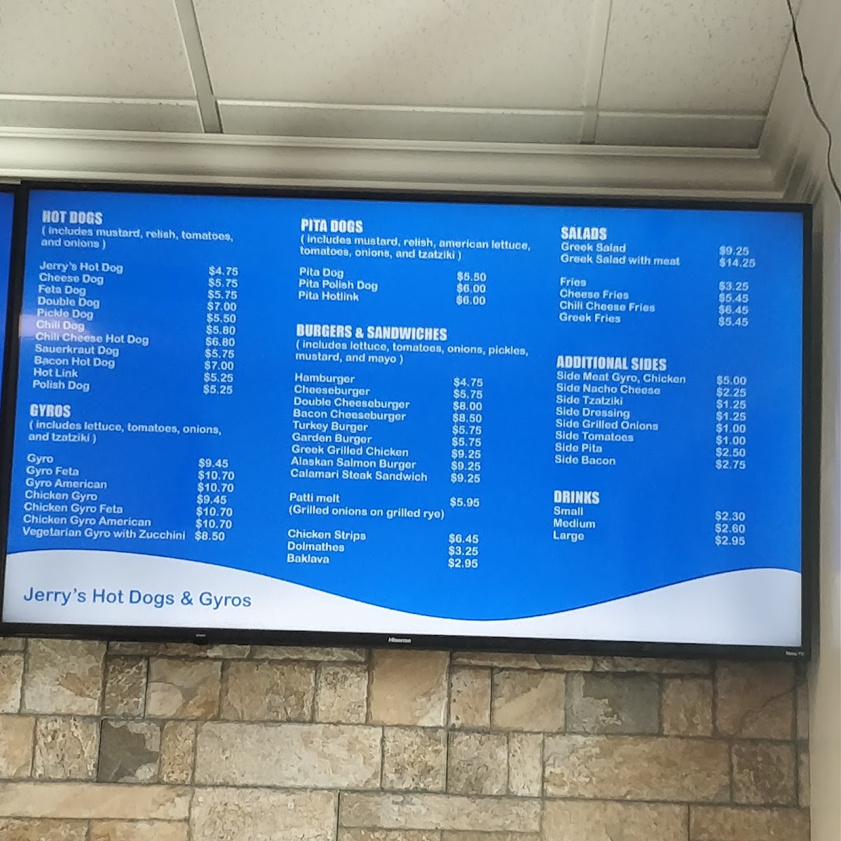 Menu Jerry's Hot Dogs-6