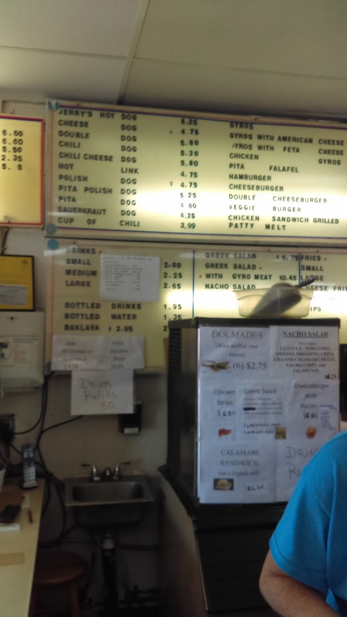 Menu Jerry's Hot Dogs-8