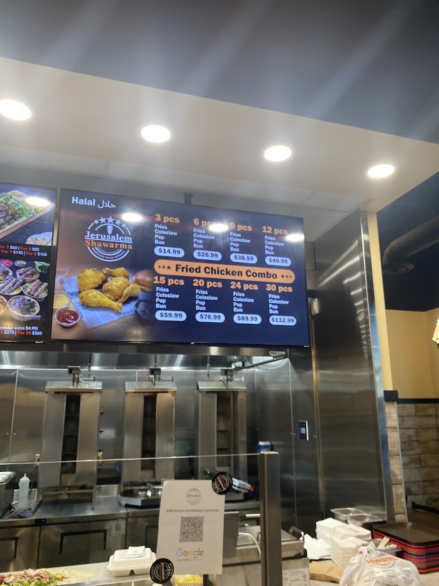 Menu Jerusalem Shawarma Savanna-8