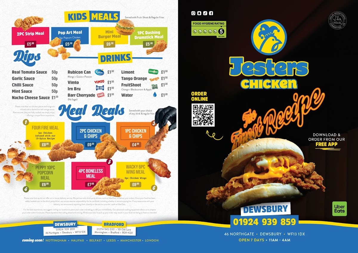 Menu Jesters (Dewsbury)-2